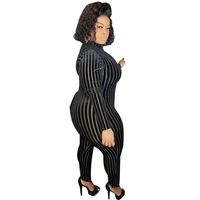 BR2804 Combinaison en maille grande taille pour femme Offre Spéciale
