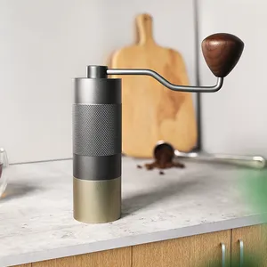 Adjustable Burr Espresso Stainless Steel Manual Coffee Bean Grinder For Coffee