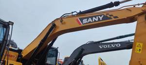 Excavadora hidráulica sobre orugas Sany SY235 usada para ingeniería de construcción Características Motor central Caja de cambios Cojinete de bomba de engranajes - Product Image 6