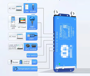 Active Balance BMS 4S/5S/8S/16S/<b>24V</b> 40A-150A Lifepo4 Li-ion CANBUS BMS for Lithium <b>Battery</b> - Product Image 3