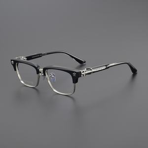 CH8206 デザイナー アセテート レディース アイウェア 高品質 長方形 UVカット オプティカル メガネフレーム おしゃれ 度付き Y2K - Product Image 5