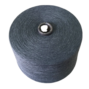 Dệt Vải Denim Sợi <span class=keywords><strong>Polyester</strong></span> Mở End OE Đan Tái Chế Bông Pha Trộn Sợi Màu Xanh Hải Quân - Product Image 6