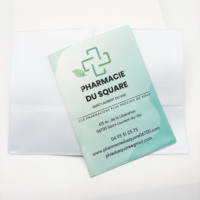 Folder dokumen vinil lembut kustom pabrik langsung dengan logo pemegang resep plastik dompet resep PVC lipat