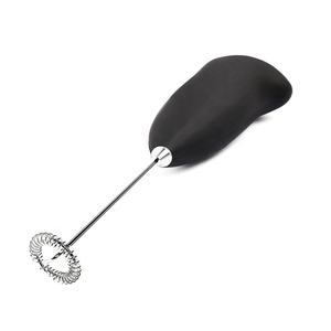 Battery Operated Soft Stainless Steel Coffee Mixer Stirrer Handheld Milk Foam <b>Maker</b> Electric Milk Frother with Stand - Product Image 3