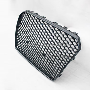 ตะแกรงหม้อน้ำแบบตาข่าย ABS สีดำเงาสำหรับรถ Audi 12-16 A5/S5สภาพใหม่ส่งของด้วย Fedex - Product Image 5