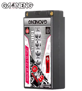 Batterie LiPo RC GNB GAONENG 6500MAH 2S HV 7.6V 140C <span class=keywords><strong>Shorty</strong></span> Pack 5.0mm Bullet Hard Case pour voitures de course RC à l'échelle 1:10 1:12 LiHV - Product Image 4