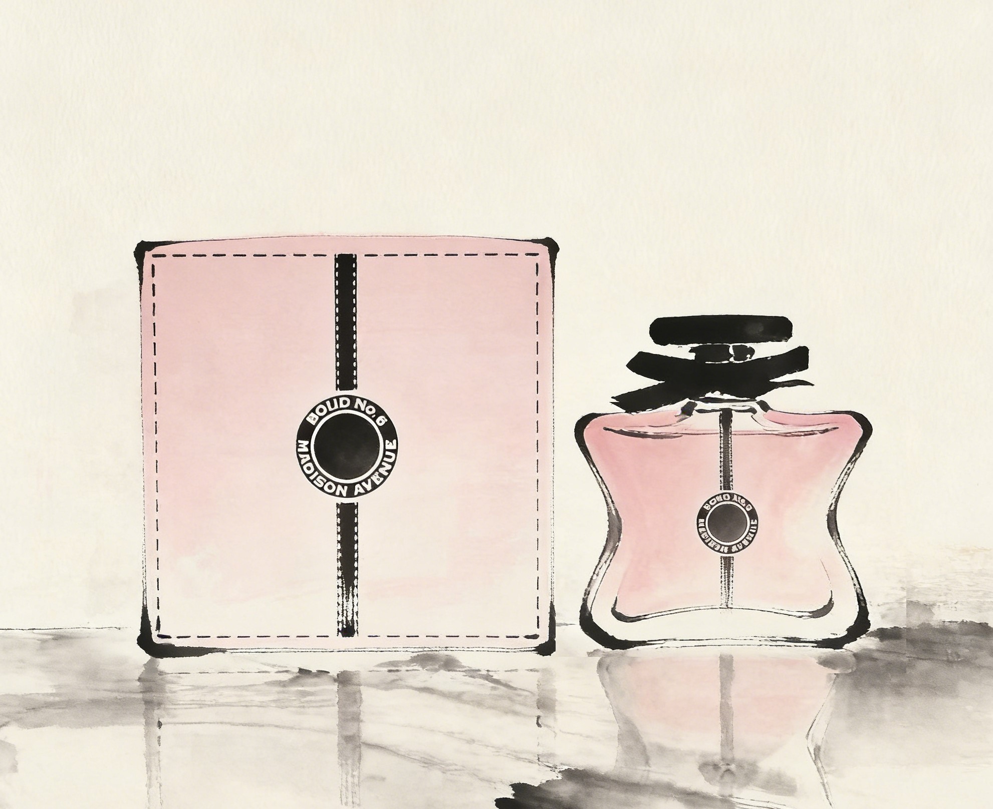 ขวดสีชมพู Madision