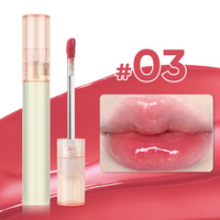 Verdant Mirelle Custom 4ml Ice Iron Shine Lip Gloss 13 Teintes Huile à Lèvres Transparente Effet Gelée Hydratante pour la Beauté des Lèvres