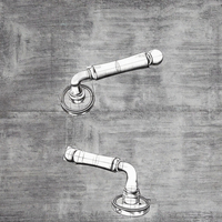 Ensemble de serrures de porte en laiton antique massif, design moderne, installation facile sur les portes en bois - Matériel en acier inoxydable