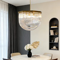 Lustre linéaire LED moderne personnalisé, design artistique unique, grand modèle doré pour plafond haut, escalier, hall d'hôtel, hall d'entrée, lustre de luxe