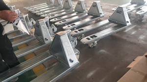 Apilador <span class=keywords><strong>Manual</strong></span> Galvanizado en Caliente de 3 Toneladas, 2T/2.5 Toneladas/3 Toneladas, 1220 mm, Ruedas de Nylon, Transpaleta Hidráulica <span class=keywords><strong>Manual</strong></span> con Certificación CE - Product Image 3