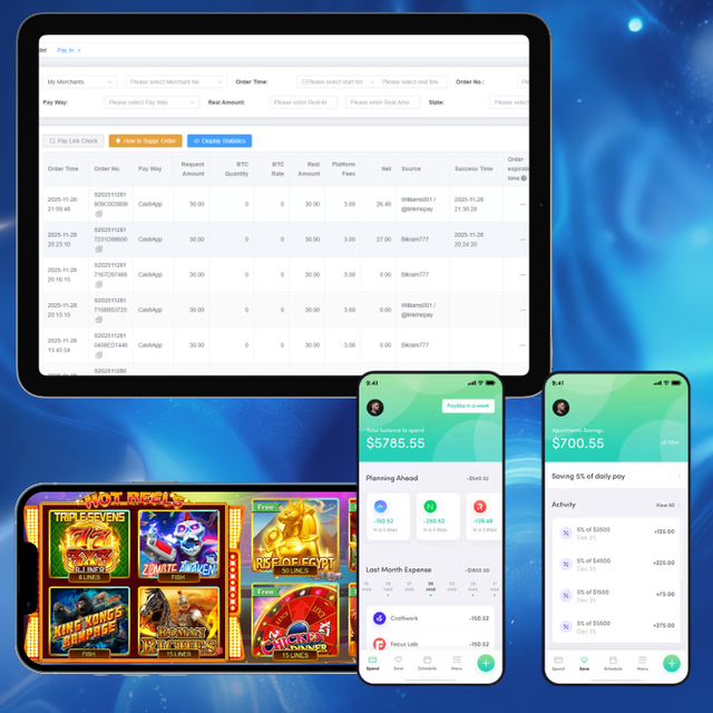 Latest Online Game Credits Payment Gateway Services for Game Distributor/Agent Compatible Pay in Pay Out Cashapp Payment System