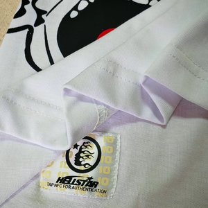 เสื้อยืดแขนสั้นผู้ชายสไตล์อเมริกัน Hell Star ผ้าฝ้าย 100% ลายพิมพ์วินเทจแบบฟอก 1.1 Rep Tee พร้อม NFC - Product Image 1