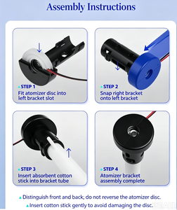 โมดูลเครื่องเพิ่มความชื้นแบบอิเล็กทรอนิกส์ DIY โมดูลสเปรย์ USB แผ่นอะตอมไมซ์ แผงวงจรรวม อุปกรณ์ทดลอง DIY - Product Image 5