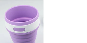 BPA-Free Silicone <strong>Collapsible</strong> Travel <strong>Cups</strong> Leak-Proof Folding Coffee Mug with Reusable Tea Water Lid Ceramic <strong>Cups</strong> - Product Image 5