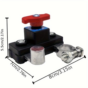 Công tắc ngắt kết nối ắc quy ô tô Hướng dẫn sử dụng Bộ ngắt mạch tự động Chống mất điện Bảo vệ rò rỉ Phụ tùng ô tô đa năng 12V/24V - Product Image 3