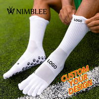 Chaussettes Antidérapantes Personnalisées Custom Grip Socks de Haute Qualité avec Logo Personnalisé