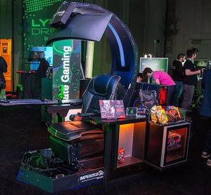 Silla de Juego Ergonómica Plegable RGB de Triple Monitor, Diseño Integrado de Cabina, Fabricada en China - Product Image 4