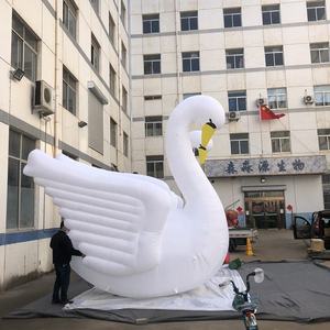 Grand <span class=keywords><strong>Cygne</strong></span> Gonflable Blanc, Sculpture de <span class=keywords><strong>Cygne</strong></span> Élégante pour la Décoration de Mariages et d'Événements - Product Image 6