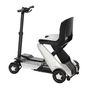 New Design Portable Lightweight Remote Control Folding Mobility Scooter 4 Wheels Aluminum Alloy Electric Elderly <b>Walker</b> - Product Image 2