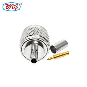 Connettore Maschio Tipo N Stile Crimp Compatibile con Cavi Coassiali RG58/<span class=keywords><strong>U</strong></span> RG142B LMR195 LMR200 LMR240 - Product Image 5