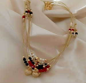Colar de contas de cobre artesanal, popular, feito à mão, atacado, hip-hop, estilo, colar para mulheres, homens, ouro 18k, alta qualidade - Product Image 5