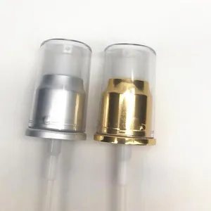 24毫米化妆霜喷雾泵铝可重复使用霜乳液塑料治疗泵瓶