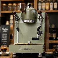 Machine à café expresso professionnelle à double chaudière pour la maison avec pompe rotative, double contrôle PID et tête de brassage saturée