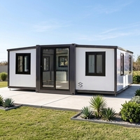 Maison préfabriquée de luxe extensible facile à construire, norme australienne, 2, 3 ou 4 chambres, villa préfabriquée, maison mobile