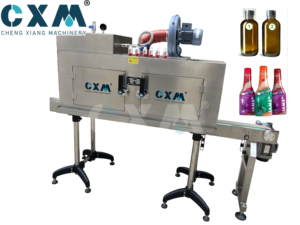 Máquina de Envoltura Termoencogible de Acero Inoxidable SUS304 con Túnel de Calor a Vapor y Película de PE para Envasado de Botellas de Perfume y Loción - Product Image 3