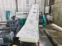 Granulateur de recyclage plastique à refroidissement par air à haute production YKSJ-100F pour films PE PP, 80 à 100 kg/h