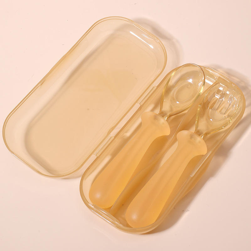 Boxed yellow-spoon fork