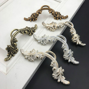 Poignée de meuble européenne en <span class=keywords><strong>zinc</strong></span>, bronze argenté <span class=keywords><strong>ancien</strong></span>, poignée de tiroir, poignées d'armoire - Product Image 6