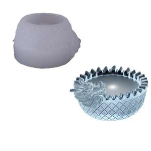 M51936 ejderha şekilli buz kase fırın ücretsiz somon Abalone Sashimi soğuk erişte tatlı su buz kase silikon kalıp - Product Image 5