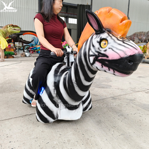 <span class=keywords><strong>Scooter</strong></span> Eléctrico con Forma de Zebra, con Batería, Marco de Acero Hecho a Mano, para Zoológicos, Centros Comerciales y Parques Temáticos - Product Image 4