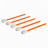 Kapas Pembersih Busa Poliester Industri 50pcs Daya Serap Tinta Tinggi, Swab Cleanromm untuk Printer PCB