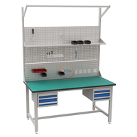 Mesa de Trabajo ESD Profesional para Reparación de Celulares, Nueva, para Uso en Almacén, Componentes Centrales del Motor, Acero Laminado en Frío, Larga Vida Útil