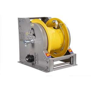 MECLUBE - 076-6176-600 Painted steel industrial <b>hose</b> <b>reel</b> fp-601 pneumatic motorized series for oil and lubricants 1'' (<b>without</b> - Product Image 1