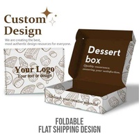 Boîte logistique écologique GLY PACKAGING pour la livraison des boutiques en ligne, boîte d'expédition en carton ondulé personnalisée, papier kraft rose
