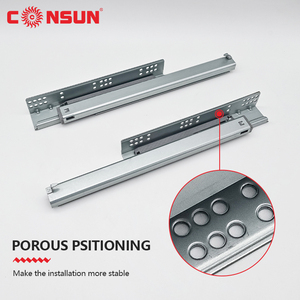 3D có thể điều chỉnh giấu Slide undermount RUNNERS mềm đóng ngăn kéo Slide - Product Image 4