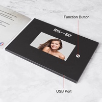 DIY Marketing Promotionnel Publicité Affaires Mariage 5 Pouces Affichage Lcd Pop up Livre Vidéo Carte Cadeau Numérique