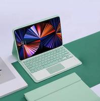 2024 Rechargeable BT sans fil clavier étui en cuir Compatible OPPO OnePlus Pad Pro/OnePlus Pad 2 12.1 pouces tablette couvre étuis