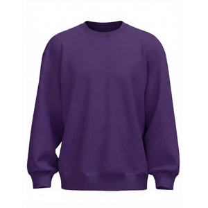Sudadera Básica de Manga Larga para Hombre, Cuello Redondo, Cómoda y Casual - Product Image 1