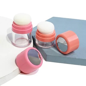 Meilleure vente 5g/10g Mini poudre moelleuse en forme de champignon bouteille vide cosmétiques emballage en plastique Blush brosse réglage poudre - Product Image 4