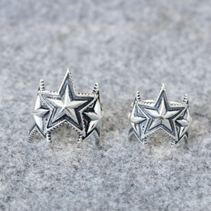 Anillos <span class=keywords><strong>de</strong></span> plata <span class=keywords><strong>de</strong></span> ley 925 ajustables estilo punk con estrella tailandesa vintage chic para hombre y mujer, conjunto <span class=keywords><strong>de</strong></span> anillos <span class=keywords><strong>de</strong></span> moda para parejas. - Product Image 1