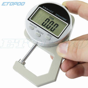 0-25.4mm <span class=keywords><strong>1</strong></span> इंच सरल ऑपरेशन डिजिटल मोटाई गेज इलेक्ट्रॉनिक मोटाई मीटर चमड़े के गहने मणि मोटाई पण - Product Image 4