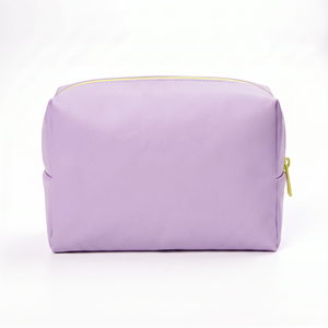 กระเป๋าคลัทช์หนัง PU รุ่น BSCI Elegant สีม่วง พร้อมซิป สำหรับจัดเก็บเครื่องสำอางประจำวันและพกพาเดินทาง - Product Image 4