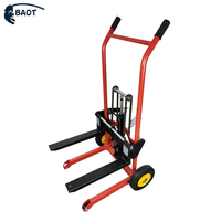 BAOT Nouveau transpalette manuel pliable industriel en métal de 200 kg, mini et portable