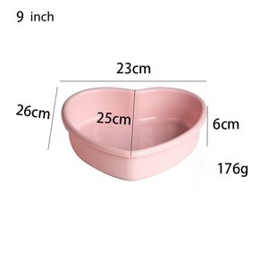 พิมพ์ซิลิโคนทำขนมรูปหัวใจ 4 7 9 10 นิ้ว แบบหลายชั้น สีรุ้ง อุปกรณ์ทำขนม อุปกรณ์ครัว - Product Image 5