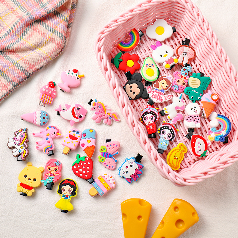 Милые милые Стильные Детские Мультяшные повседневные заколки для волос ледяные детские заколки для волос милый стиль Женские аксессуары